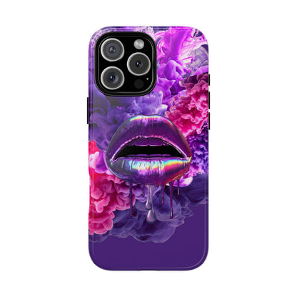Protective Phone Case – Purple Haze Lips
