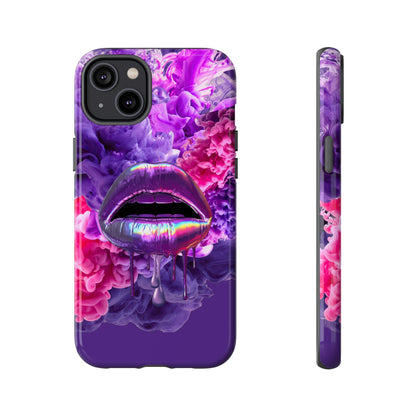 Protective Phone Case – Purple Haze Lips