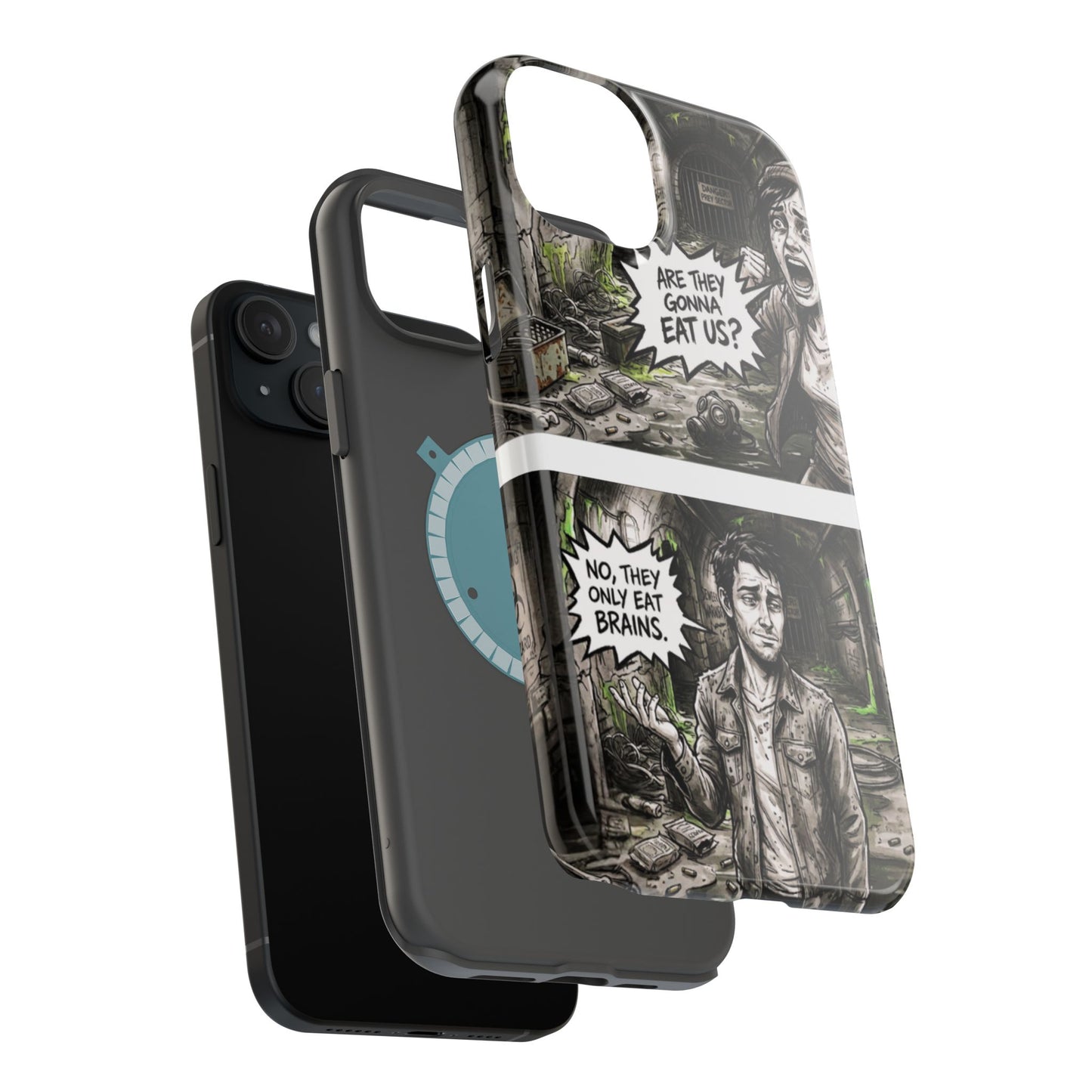 Wireless-Charging Compatible Case – Brains Only