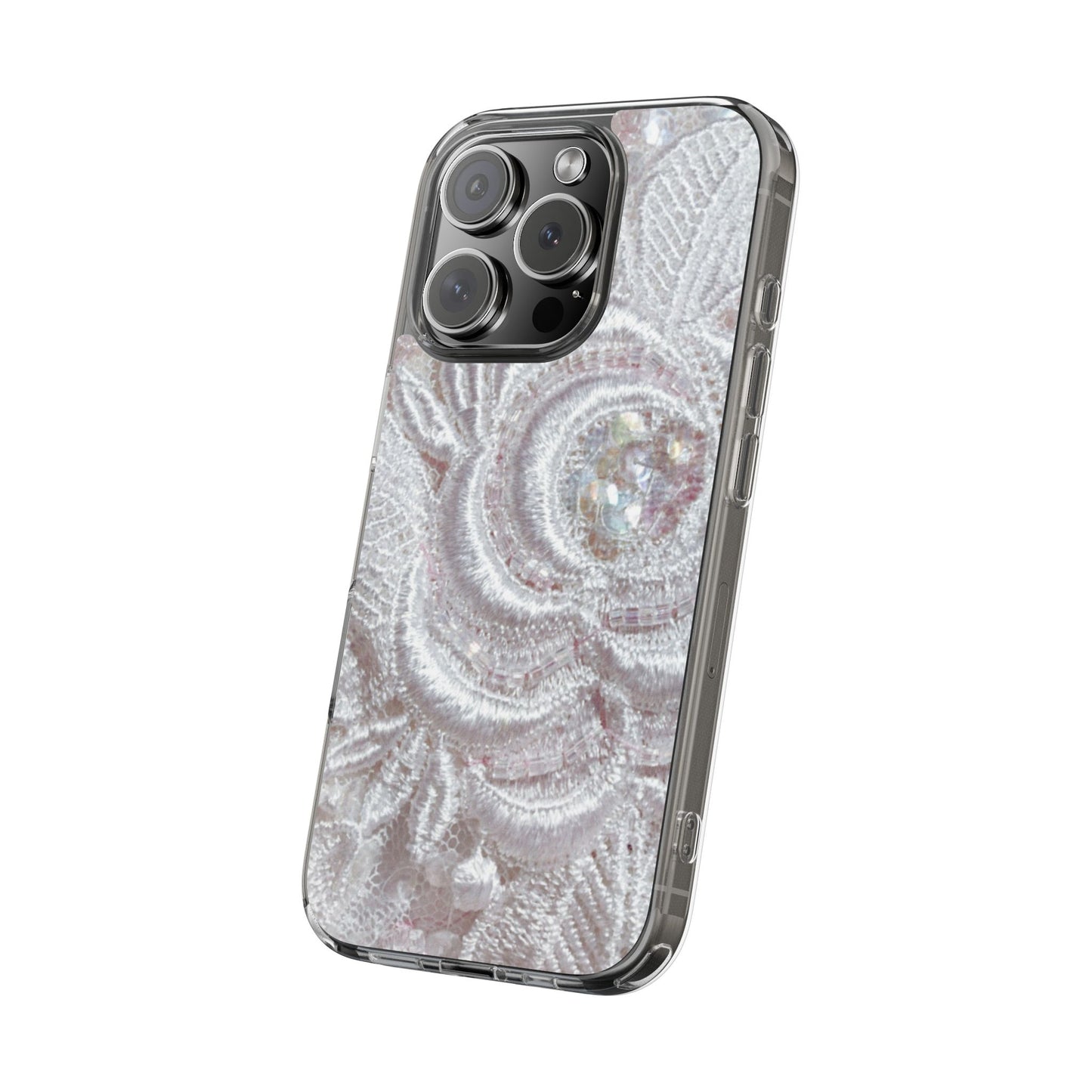 Clear Phone Case – Lace Veil