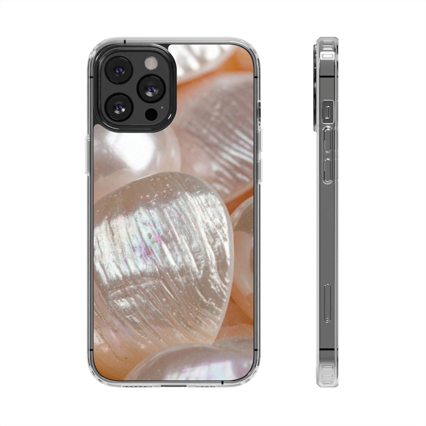Clear Magnetic Phone Case – Blush Pearl