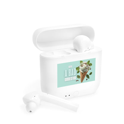 Wireless Earbuds – Never a Bad Connection Mint Ice Cream
