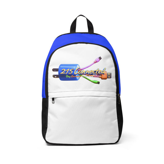 Backpack – 215 Connected Logo Blue Accent