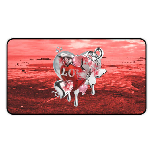 Neoprene Desk Mat – Chrome Love