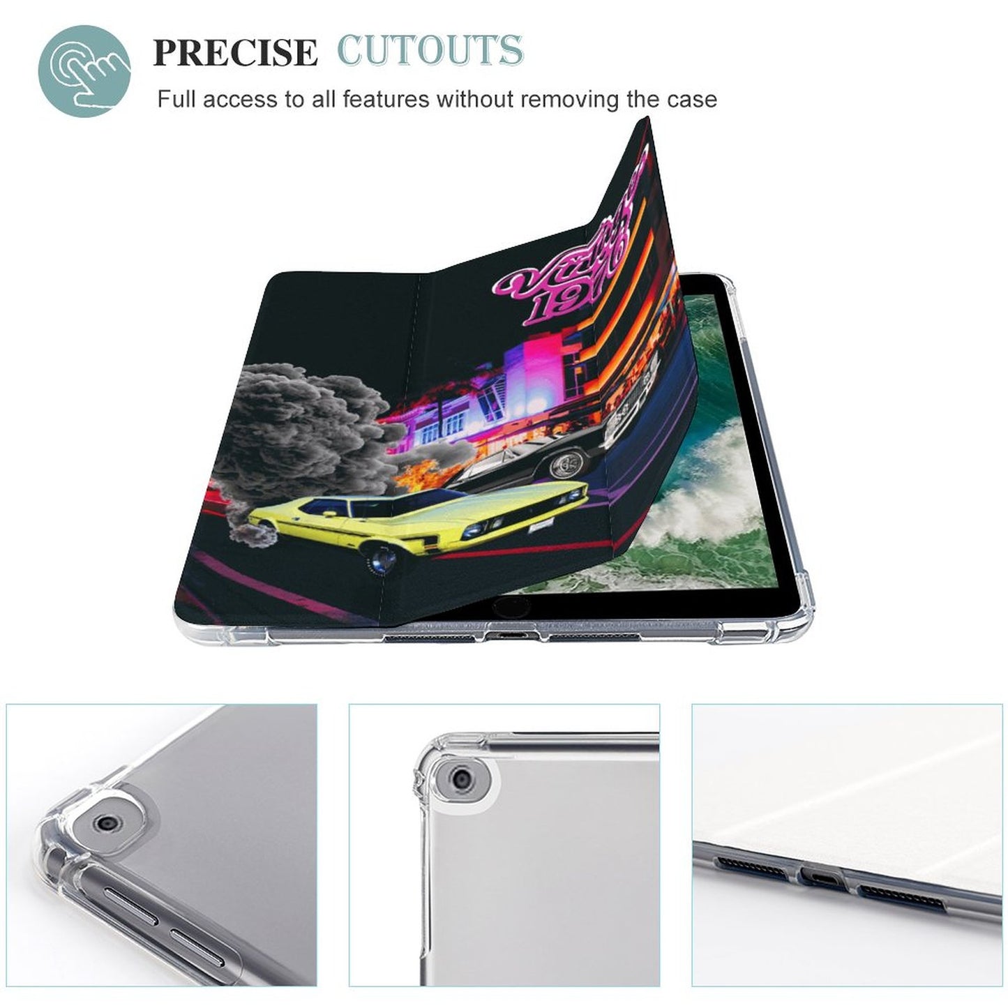 iPad Case with Pencil Holder(One-sided Printing)