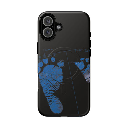 Protective Magnetic Phone Case – Mom’s Little Blue Footprints