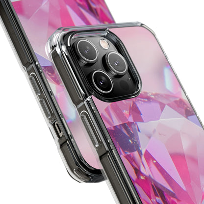 Clear Magnetic Phone Case – Pink Ice