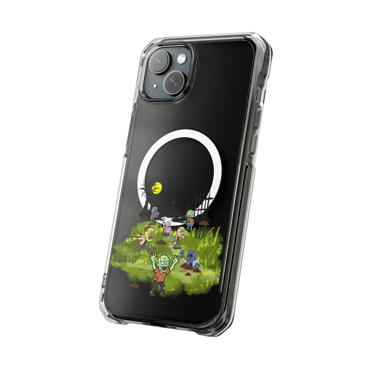 Clear Magnetic Phone Case – Graveyard Shift
