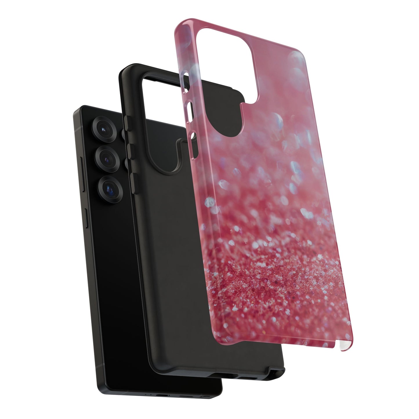 Protective Phone Case – Rosé Sparkle