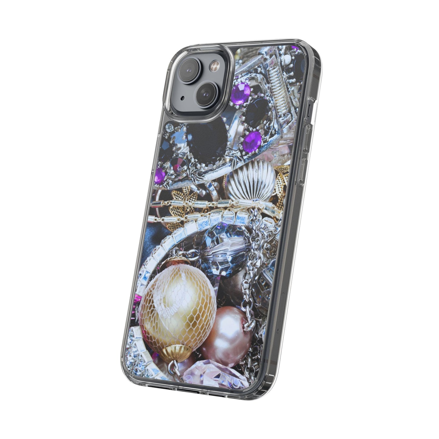 Clear Phone Case – Chrome Jewel