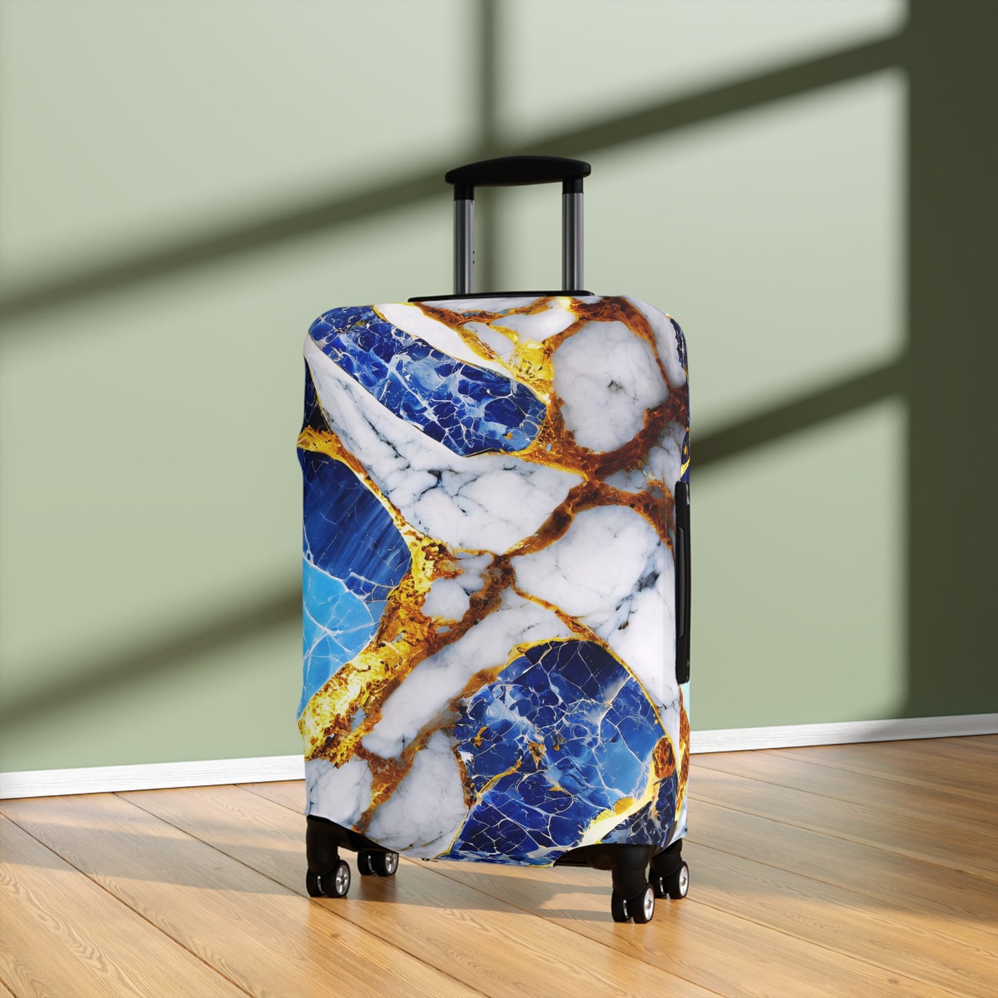 Luggage Cover – Sapphire Vein