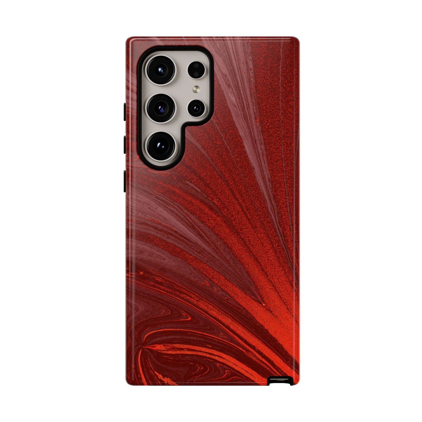 Protective Phone Case – Crimson Current