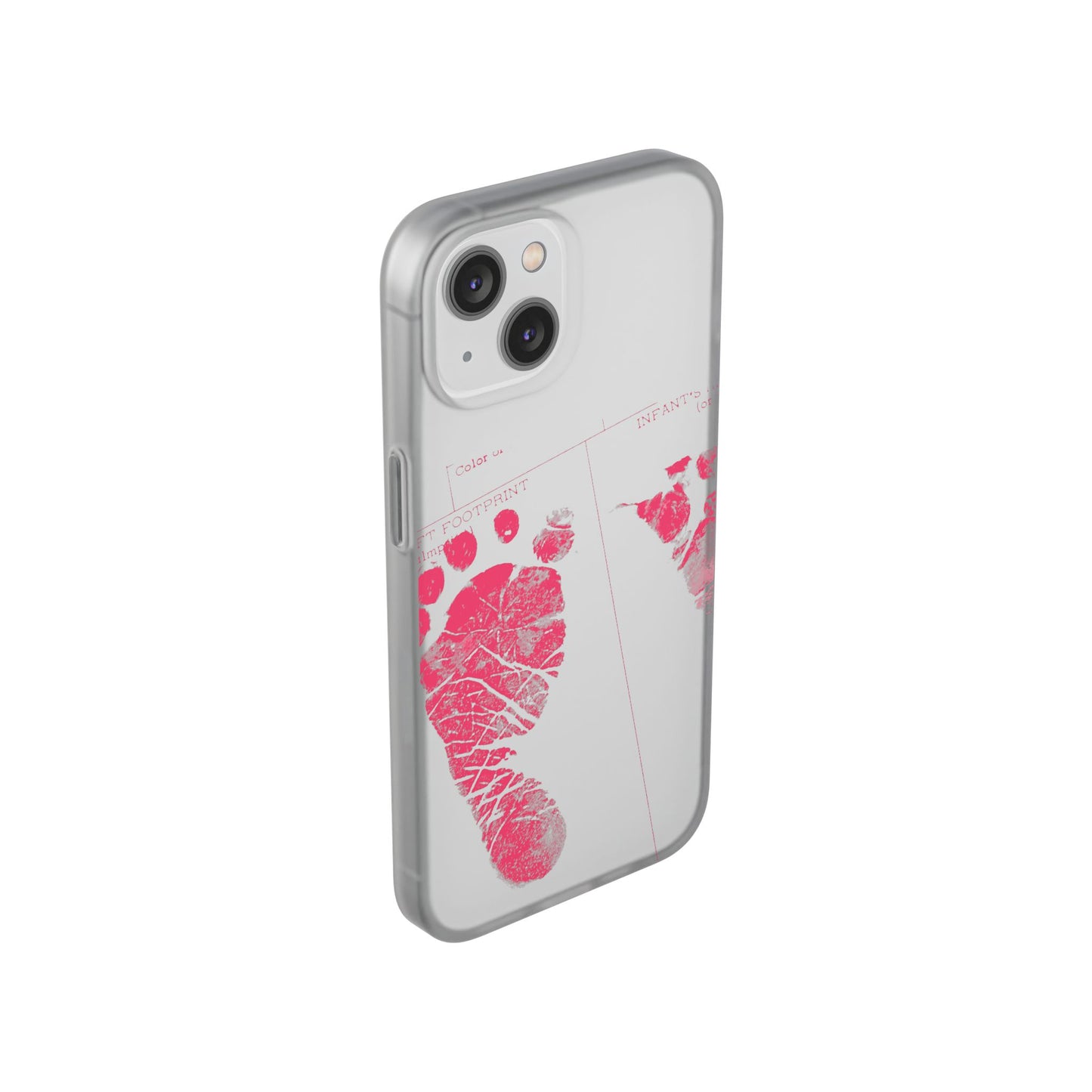Flexi Case – Mom’s Little Pink Footprints