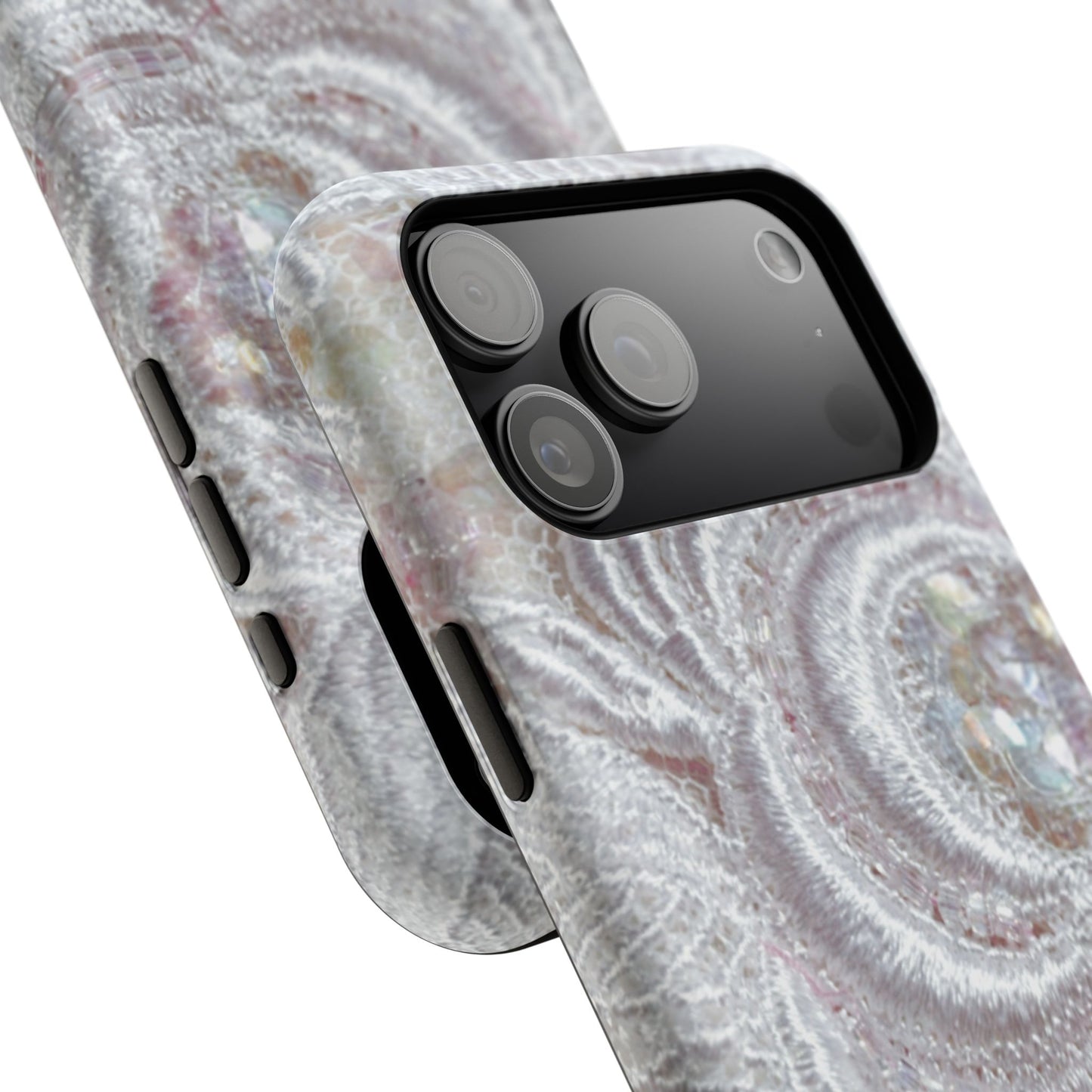 Impact-Resistant Phone Case – Lace Veil