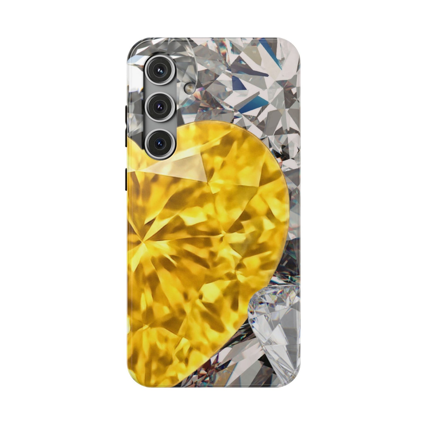 Impact-Resistant Phone Case – Heart of Gold