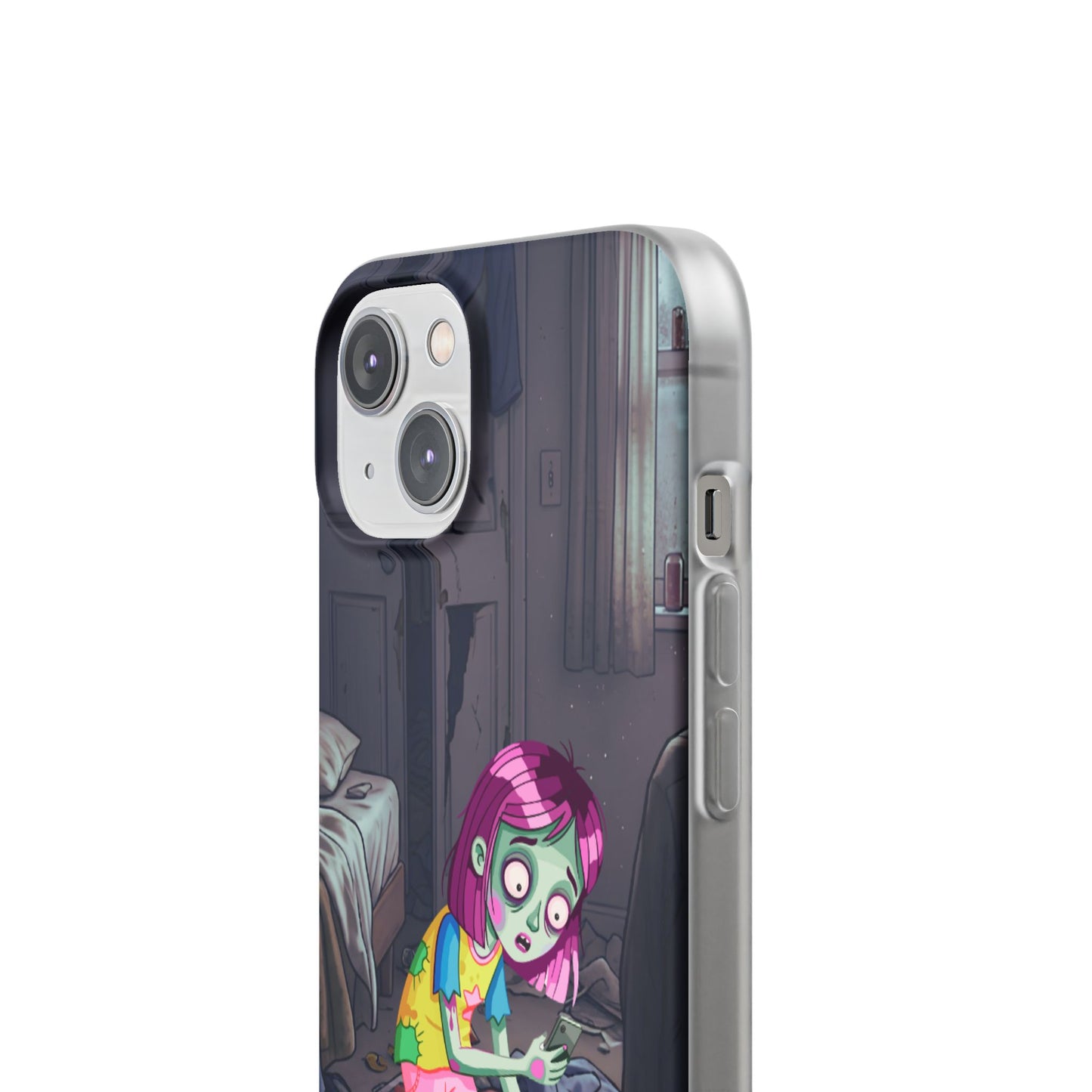 Zombie Girl Phone Case — Cute Creepy Cartoon Phone Cover