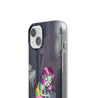 Zombie Girl Phone Case — Cute Creepy Cartoon Phone Cover