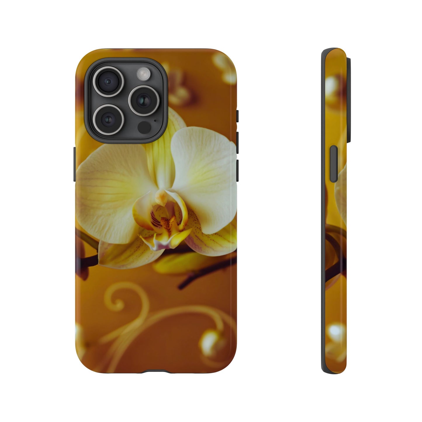 Protective Phone Case – Amber Orchid
