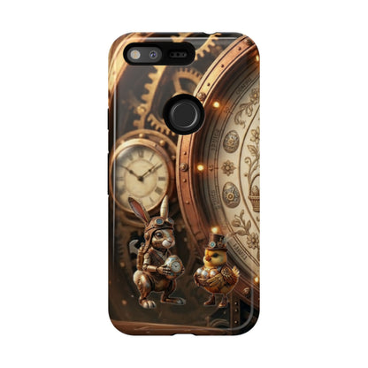 Protective Phone Case – Clockwork Cottontail