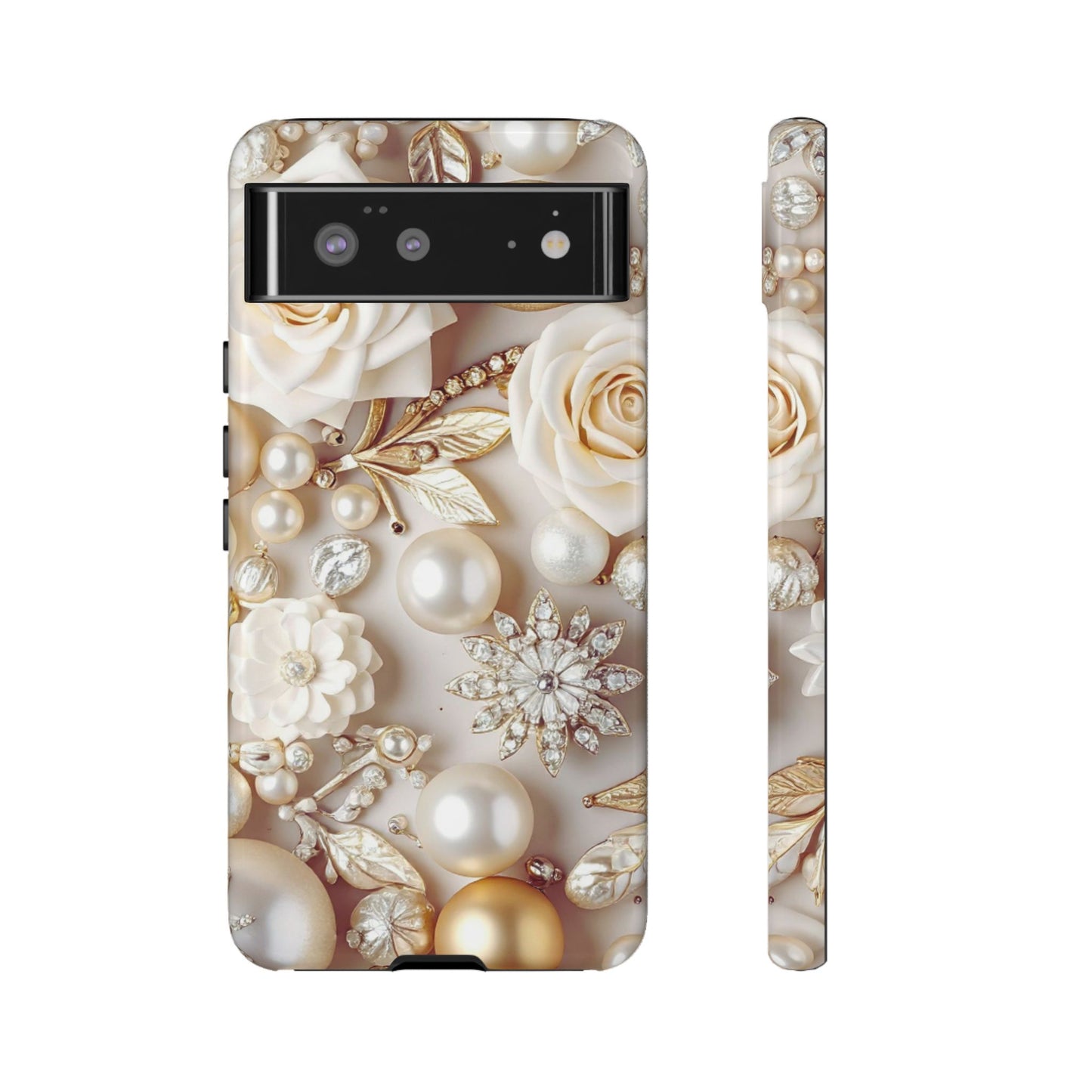 Protective Phone Case – Ivory Opulence