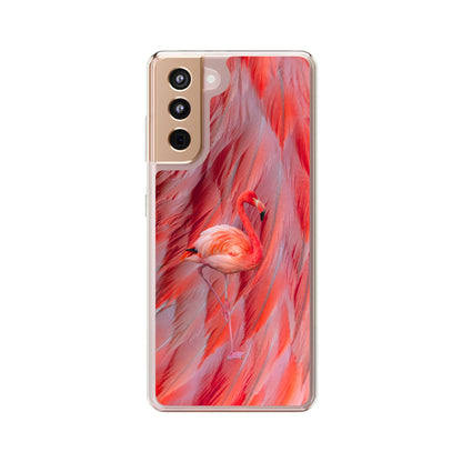 Clear Phone Case – Scarlet Plume