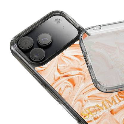 Clear Phone Case – Peach Sorbet
