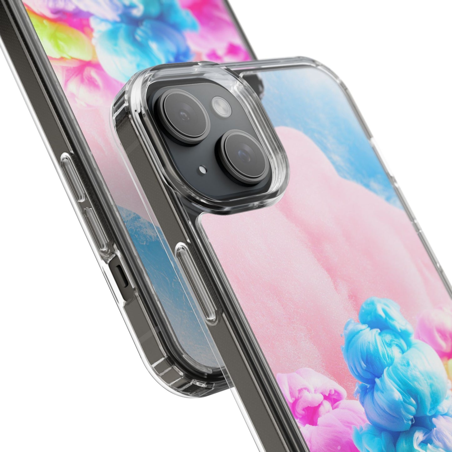 Clear Phone Case – Cotton Candy Dream
