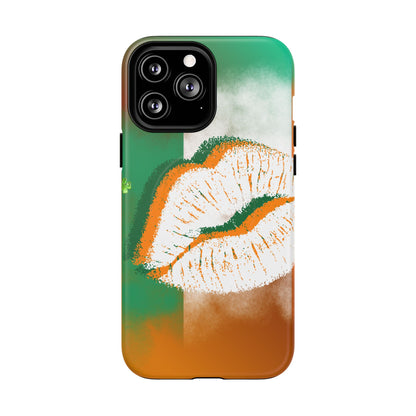 Dual-Layer Phone Case – Irish Lip St. Patrick’s Day Design