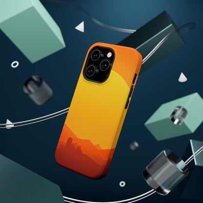 Wireless-Charging Compatible Case – Desert Sunrise