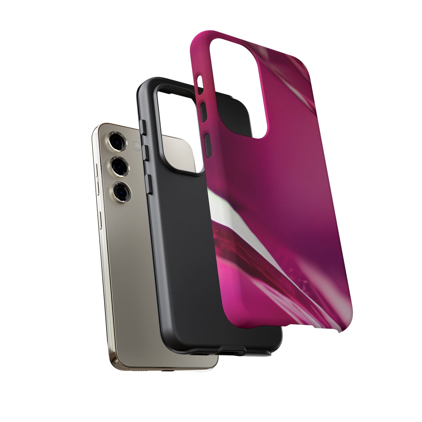 Protective Phone Case – Magenta Motion