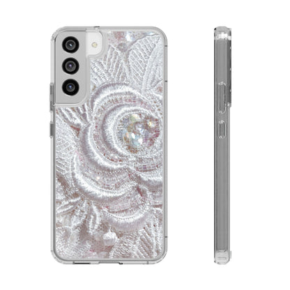 Clear Phone Case – Lace Veil
