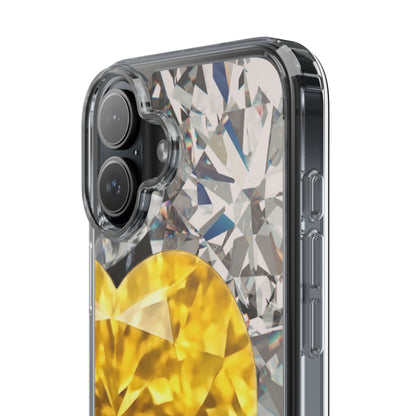 Clear Phone Case – Heart of Gold