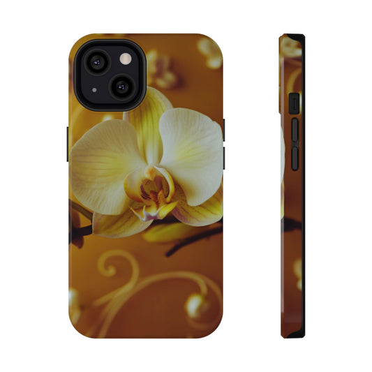 Protective Phone Case – Amber Orchid