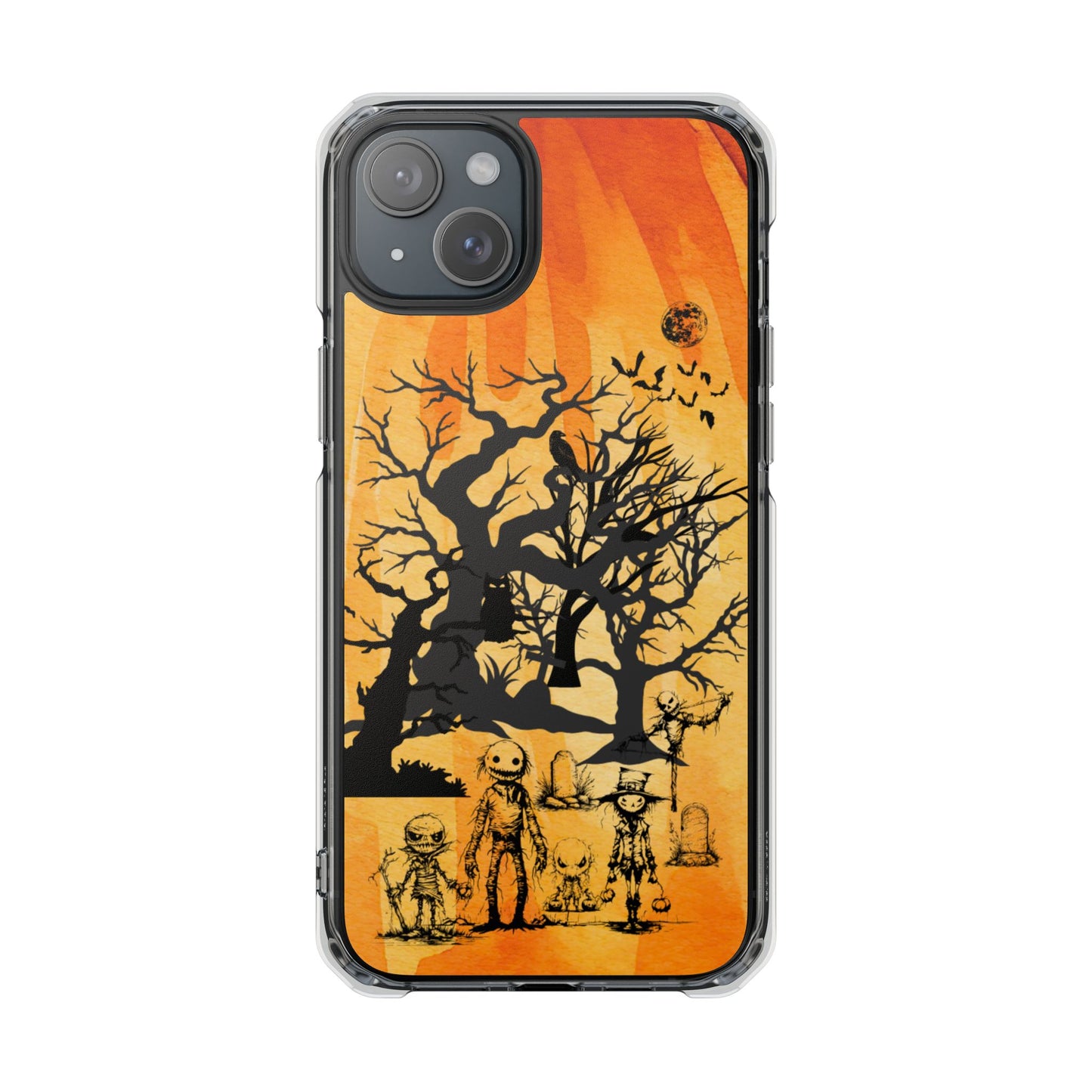 Clear Magnetic Phone Case – Hollow Night