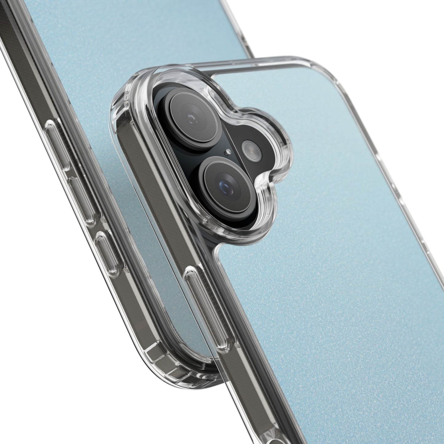 Clear Phone Case – Blue Whisper