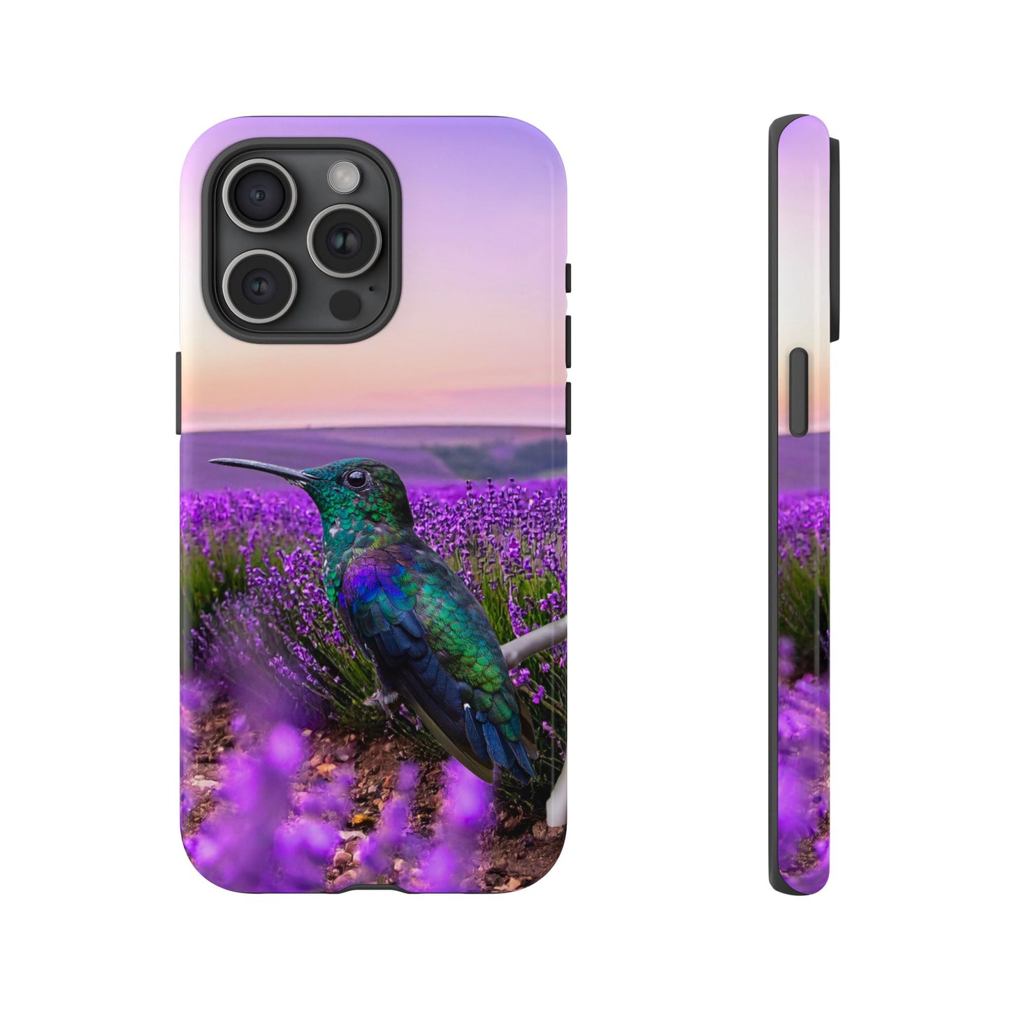 Protective Phone Case – Hummingbird Reverie