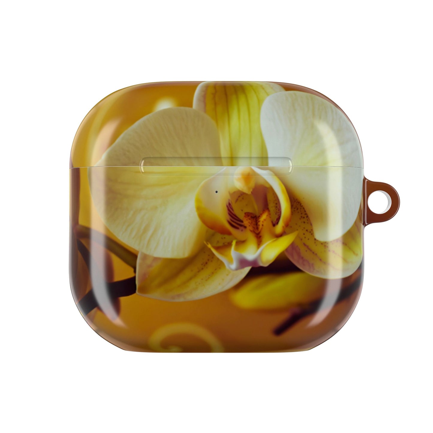 Earbud Case Cover – Amber Orchid