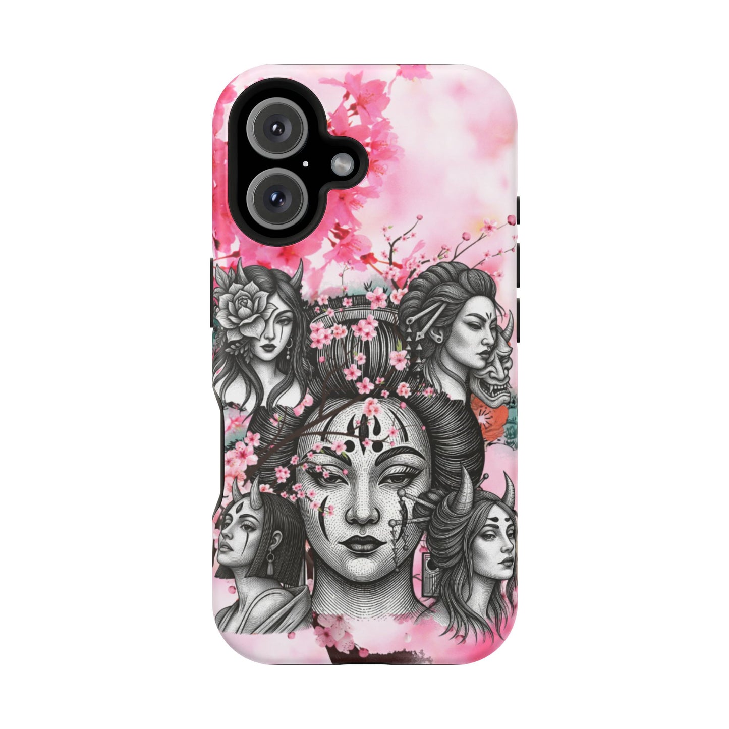 Wireless-Charging Compatible Case – Blossom & Thorn