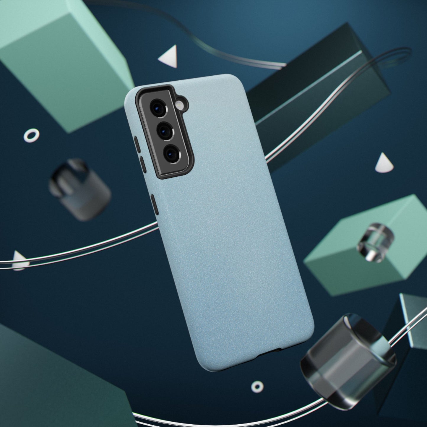 Impact-Resistant Phone Case – Blue Whisper