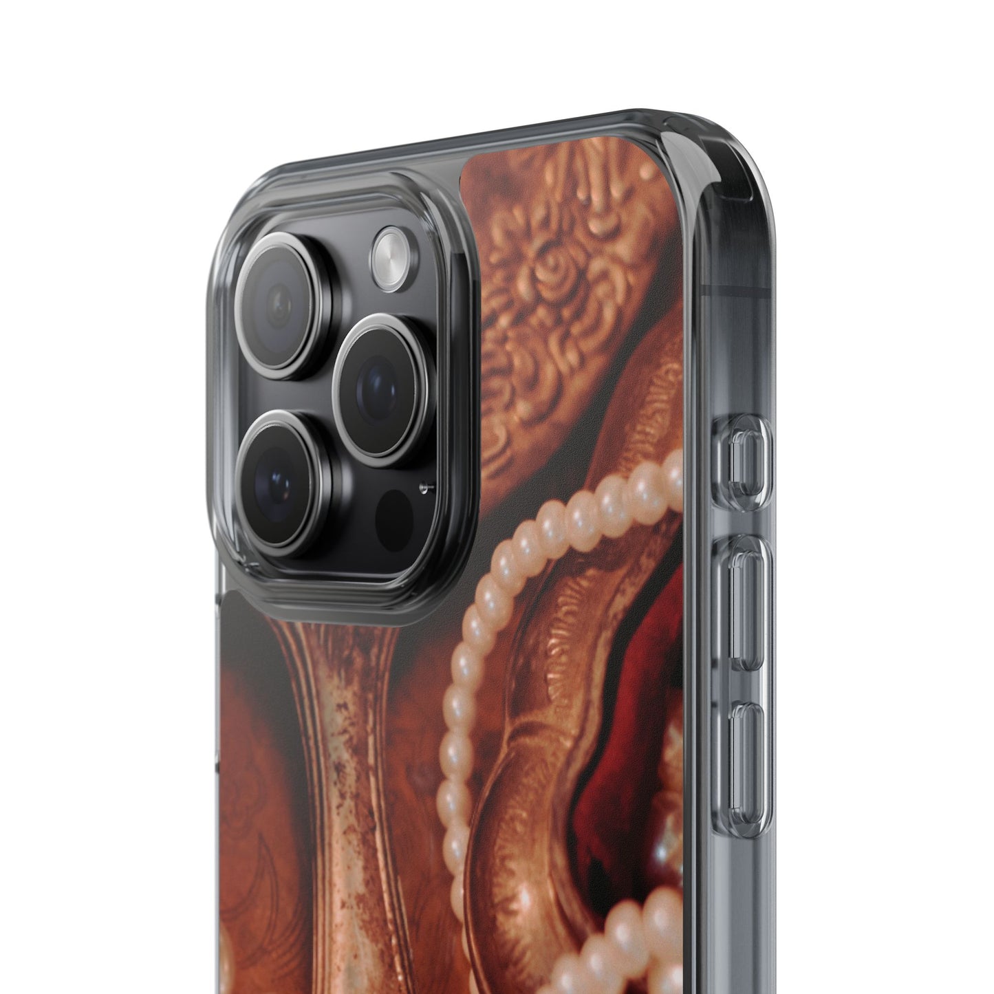 Clear Phone Case – Bronze Vanity