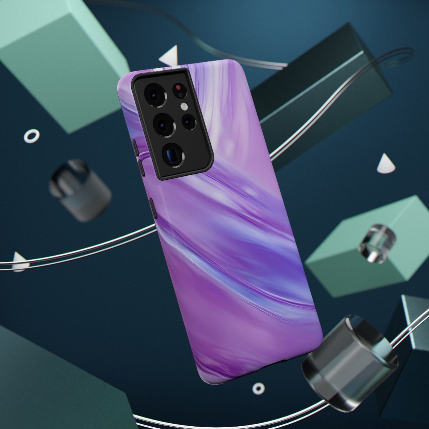 Impact-Resistant Phone Case – Lavender Wave