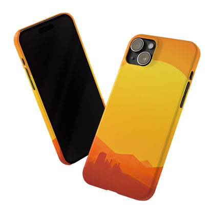 Slim Phone Case – Desert Sunrise