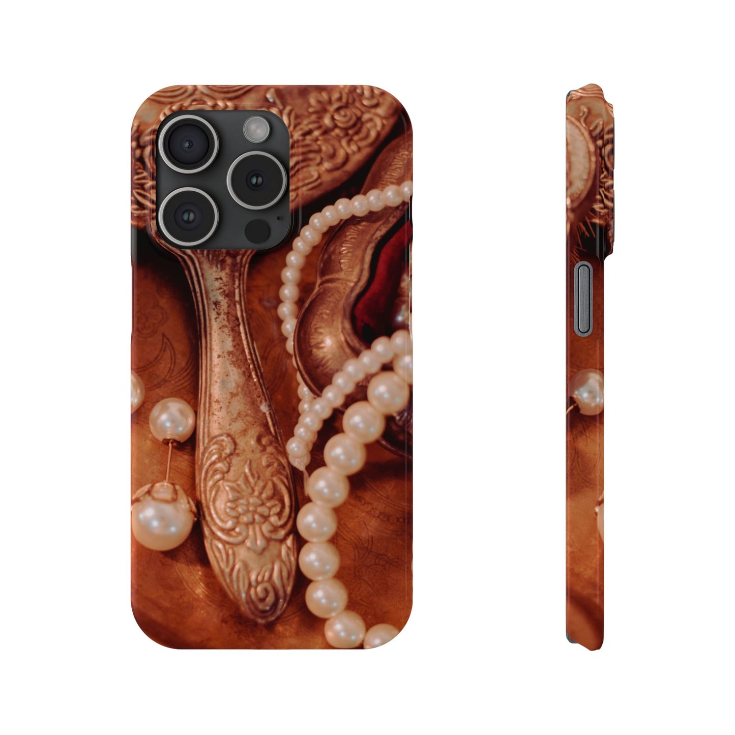 Slim Phone Case – Bronze Vanity