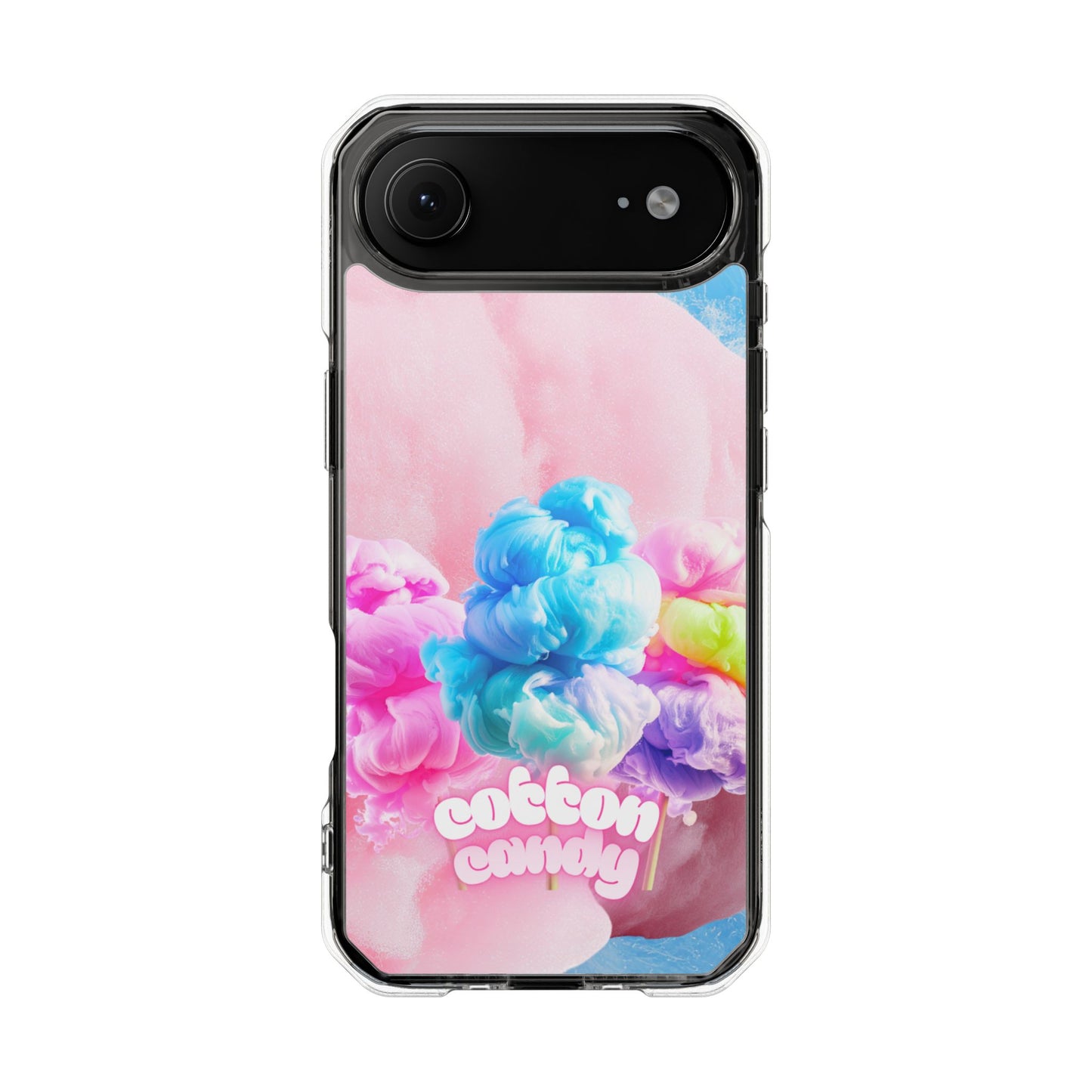 Clear Magnetic Phone Case – Cotton Candy Dream