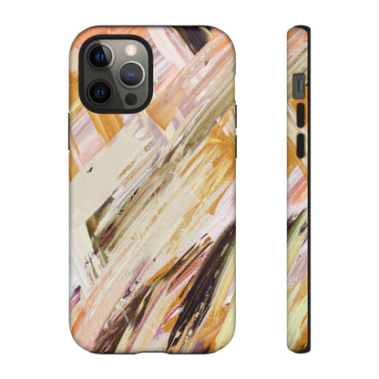 Protective Phone Case – Brush & Bronze