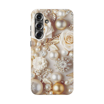 Impact-Resistant Phone Case – Ivory Opulence