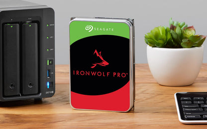 Ironwolf Pro 10TB NAS Internal Hard Drive HDD –CMR 3.5 Inch SATA 6Gb/S 256MB Cache for RAID Network Attached Storage, Data Recovery Service – Frustration Free Packaging (ST10000NEZ008)