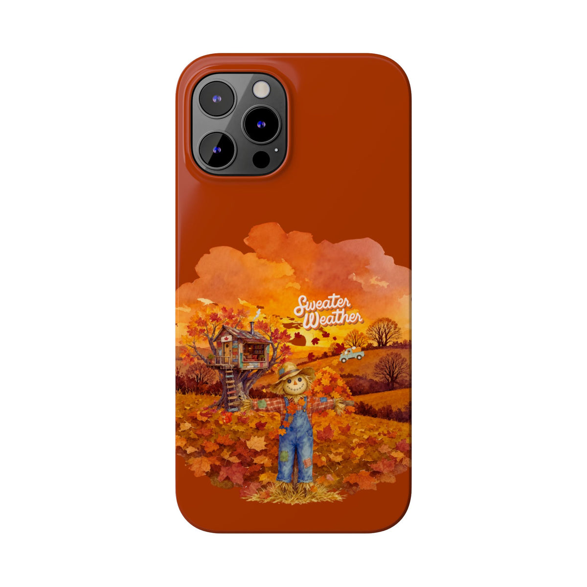 Slim Phone Case – Sweater Weather – Compatible with iPhone 11–17 Series