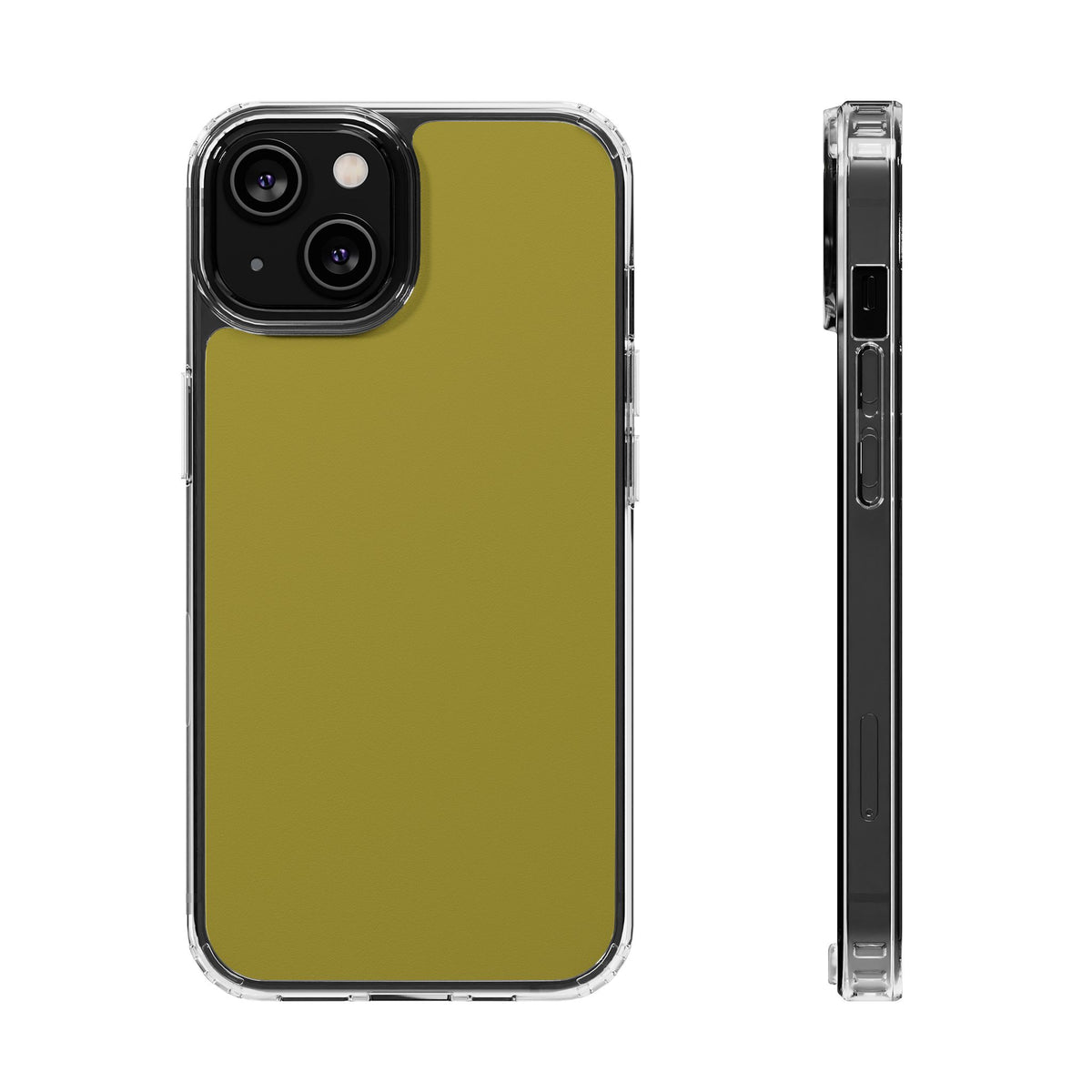 Clear Magnetic Phone Case – Olive Grove – Compatible with iPhone 13–16 Series