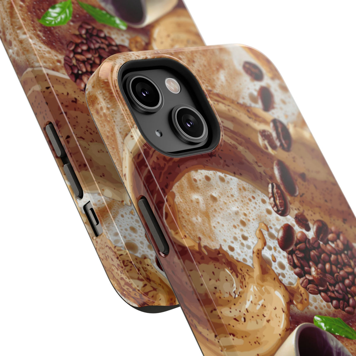 Impact-Resistant Phone Case – Love at First Sip – Compatible with iPhone 11–17 & Samsung Galaxy S22–S26 Series